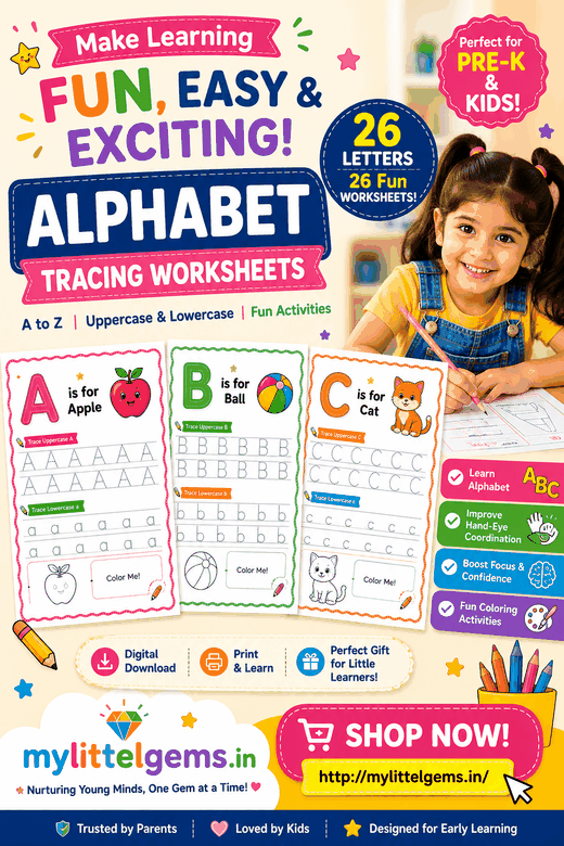 Alphabet & tracing worksheets